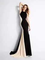 Fashion High Quality Slim Tight Sleeveless Asian Evening Cocktail Dress