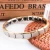 Import Fashion Simple High Scalar Energy Gold Side Elastic Magnetic Bracelet Germanium from China