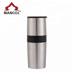 Fashion style cordless coffee grinder with cup