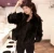Import Faux Black Fox Fur Coat Girls from China