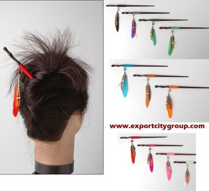 Feature tail hair pin, hair stick