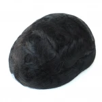 Fine mono human hair toupee 100% indian hair toupee for men wig