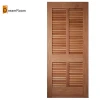 Finished Solid wood folding shutter doors interior