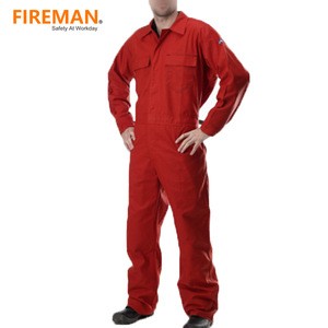 fireproof cotton fire retardant resistant workwear coverall apparel