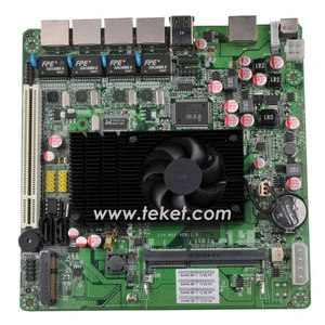 Firewall mini itx board D525MF with 4 LAN 12V for network security internet device router,firewall NAS storage/network server
