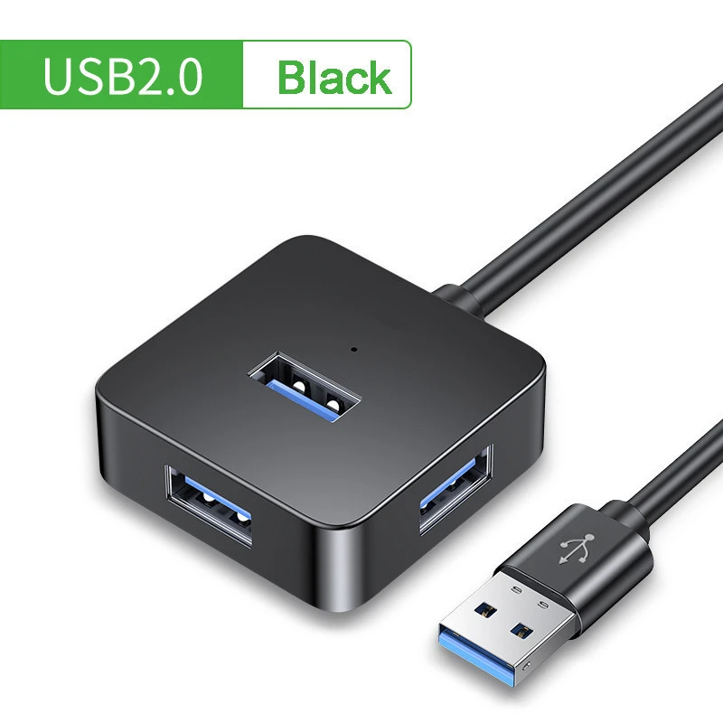 flash driver USB extension cable 0.25m 0.5m 1m 1.5m 2m Android micro charging HUB 4ports 2.0 usb hub