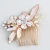 Import Floral Bridal Wedding Hair Comb Set Handmade Hair Pin Bridal Gold Headpiece Wholesale Hair Accessories from China