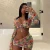 Import Floral Printed Mesh Sexy Top and Skirts Sets Summer Vacation Outfits 2021 Rave Party Club Wear Three Piece Set from China