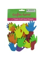 Foam craft hand and feet shapes