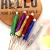 Import Foil Paper Pure Color Shinning Umbrella Wooden Cocktail Food Toothpicks from China