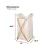 Import Folding Bamboo laundry Hamper Storage Laundry Basket with Machine Washable Cotton Canvas Liner from China