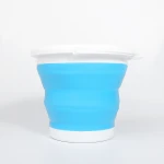 Folding collapsible Flexible bucket plastic bucket upgraded version of multi-function bucket water basin