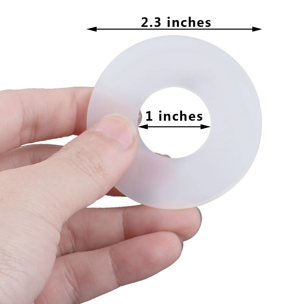 Food Grade Silicone Gasket for Jar Lids Reusable Airtight O Rings Elasticity Washer Gasket for Leak Proof Storage Mason