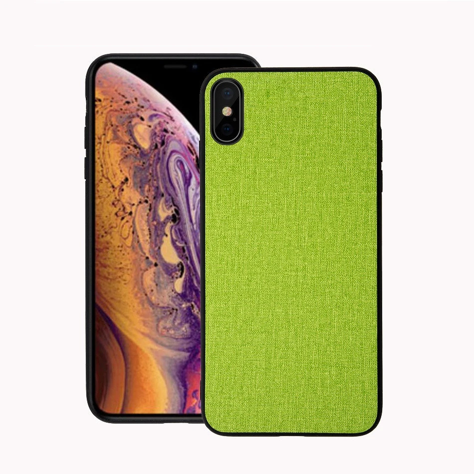 For iphone xs case Fabric Mobile Phone Bags Case Covers For iPhone