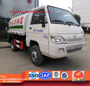 Forland mini 2000liters water tanker truck, Foton watering Tanker Truck