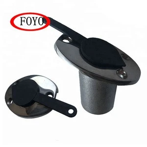 Foyo Brand new design marine hardware 45 angle heavy duty flag pole base for boat and yacht and kayak