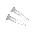 Frame scaffolding locking wedge pin