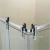 Import Frameless clean tempered glass 304 stainless steel Sliding Shower Room enclosures from China