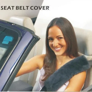 Free Shipping Design your logo car safety seat belt cover/ seatbelt shoulder pads
