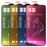 Full Covered Film 9H 8D Premium Mirror Tempered Glass For iPhone X XS XR 11 Pro MAX Screen Protector