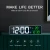 Import Full HD LED Music Wall Alarm Clock Mirrors Decor Wall Clock from China