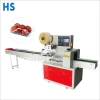Fully automatic flow pillow fruit vegetable and red lentils and sugar and packaging machine