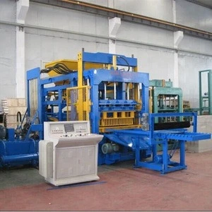 Fully Automatic Qt10-15 Concrete Hollow Cement Laying Brick Block Making Machine