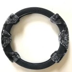 Fur Velour Winter Steering Wheel Cover