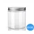 Import Fuyun Eco Friendly 400ml Pet Food Storage Jar Cream Container Cosmetic Jars with Aluminium Screw Top from China
