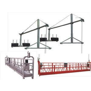 galvanized electric suspended platform with hanging basket work platforms for building wall construction