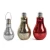 Import Galvanized led bulb shape glass vase with handle from China