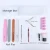 Import Gel polish set with uv lamp 6 color gel nail file cuticle oil nail cutter steel pusher nail brush all products oem available kit from China