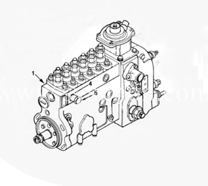 Genuine QSL9 6C8.3 Diesel engine spare part fuel injector pump /high pressure pump /fuel pump 3913734 3921123