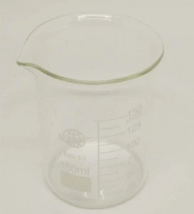 glass lab beaker with lid