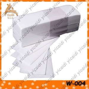 Good Quality cheap price non woven Disposable depilatory wax strip/waxing strips in box/bag/roll