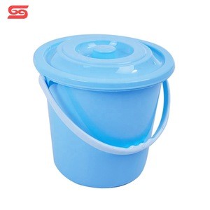good quality multifunctional cleaning plastic water pp bucket with lid