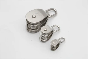Good quality wholesale Custom Double pulley excellent quality stainless steel Double pulley