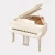 Import GP-152E Middleford Best Price Acoustic Black Baby Grand Piano with bench from China