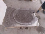 Granite Tombstone & Monument,Memorials,Gravestone & Headstone with vase Romania Style