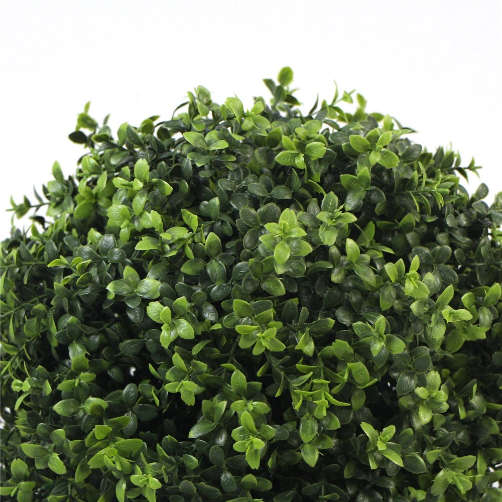 Greenery faux plastic indoor artificial bonsai ball plant tree