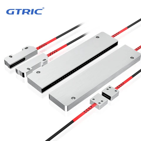 GTRIC Industrial Flat Fiber Optic Sensor Presence Detection 50mm Width Area Through Beam Fiber Optic Sensor