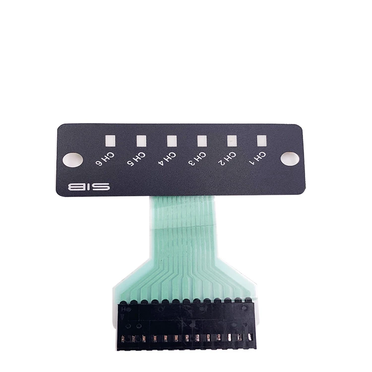 Guangzhou  manufacturer membrane panel membrane switches membrane keyboards with LED