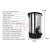 Import GZZT Kitchen 13L restaurant hotel hot water boiler  hot water supply electric kettle from China