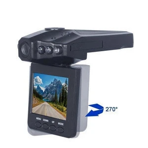 H198 Car Black Box 2.5 Inch 270 Degree Cheap Car Dash Camera HD with 6 Led