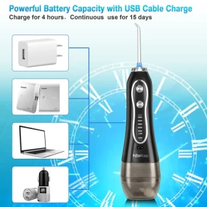 H2ofloss Electric Portable Water Flosser 300ML IPX7 Waterproof dental flosser teeth cleaning oral irrigation water flosser