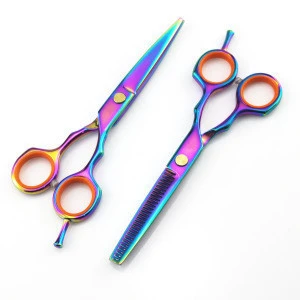Hair Cutting Scissors Multicolor Barber Scissors