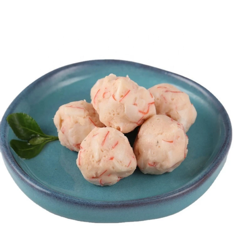 Halal food frozen sea food King Crab Ball Seafoods surimi food for hot pot