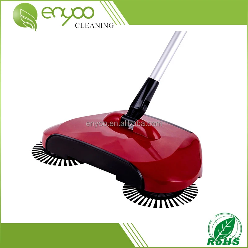 hand push telescopic natural sweep dual cordless floor and carpet dust sweeper,floor scrubber,manual floor cleaner duster