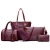 Import Handbag Brands 6 in 1 Set Bags Designer Bag Women Bag Handbag from China