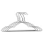 Import Hanger wholesale in guilin dry cleaner metal iron light weight shirt hanger wire laundry hangers disposable from China